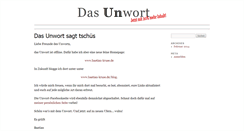 Desktop Screenshot of das-unwort.de
