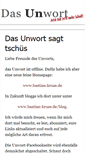 Mobile Screenshot of das-unwort.de