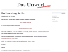 Tablet Screenshot of das-unwort.de